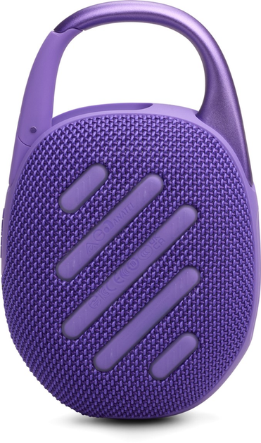 Портативна колонка JBL Clip 5 Purple (JBLCLIP5PUR)  Фото №1